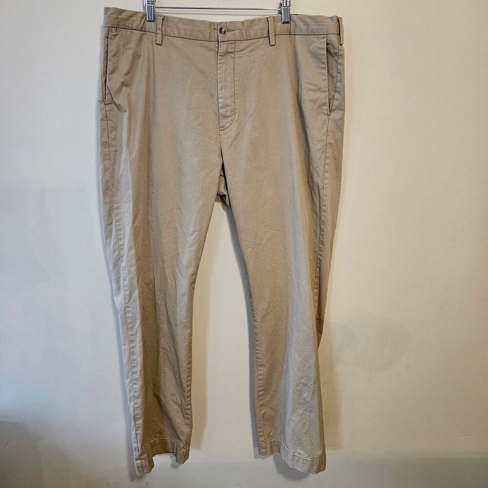 Polo Ralph Lauren Stretch Classic Fit Khaki Pants 38x32 Chino Beige Flat Preppy